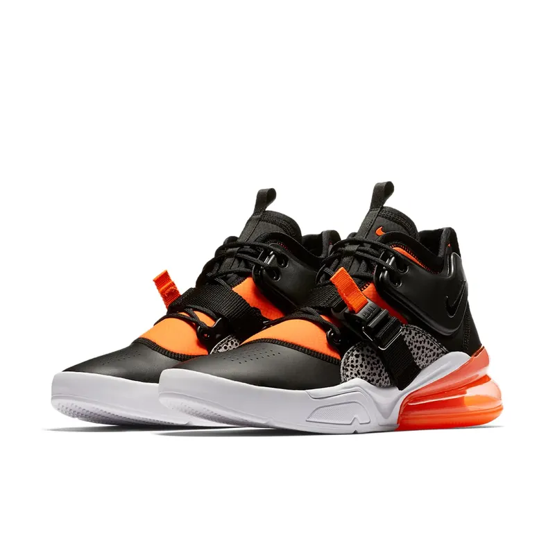 Nike Air Force 270 Safari Black/Hyper Crimson-Wolf Grey-White (AH6772-004)