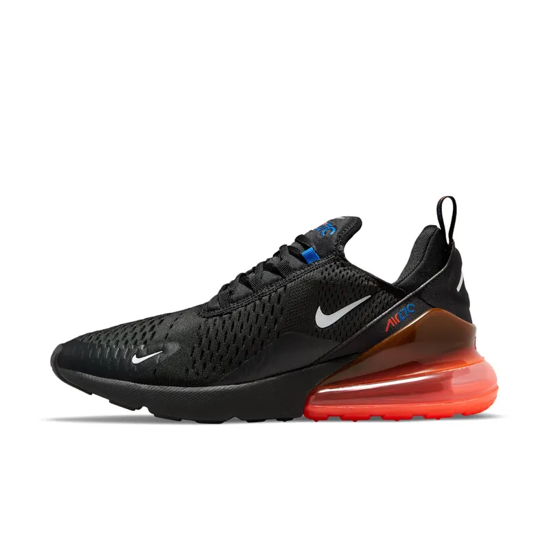 Nike Air Max 270 Black Bright Crimson Racer Blue (DO6678-001)