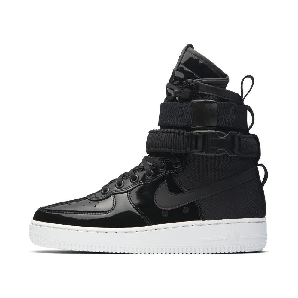 Nike SF Air Force 1 High Ruby Rose Force Is Female Black (W) Black/Black-Reflect Silver-Cool Grey (AJ0963-001)