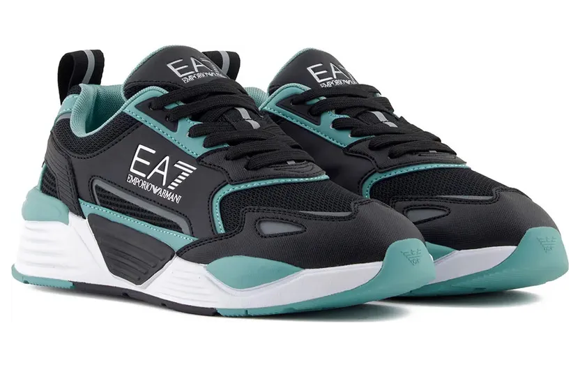 Emporio Armani EA7 Emporio armani sneaker Black / Blue Surf / Silv (7X000308AF18447MZ2388)