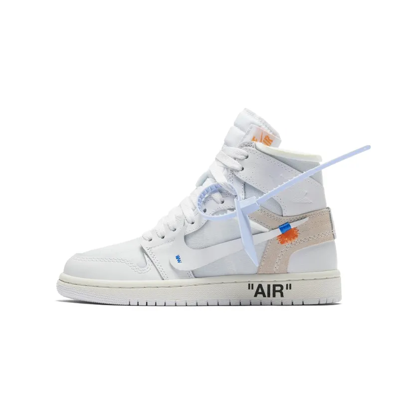 Jordan 1 Retro High Off-White White (GS) White/White (AQ8296-100)