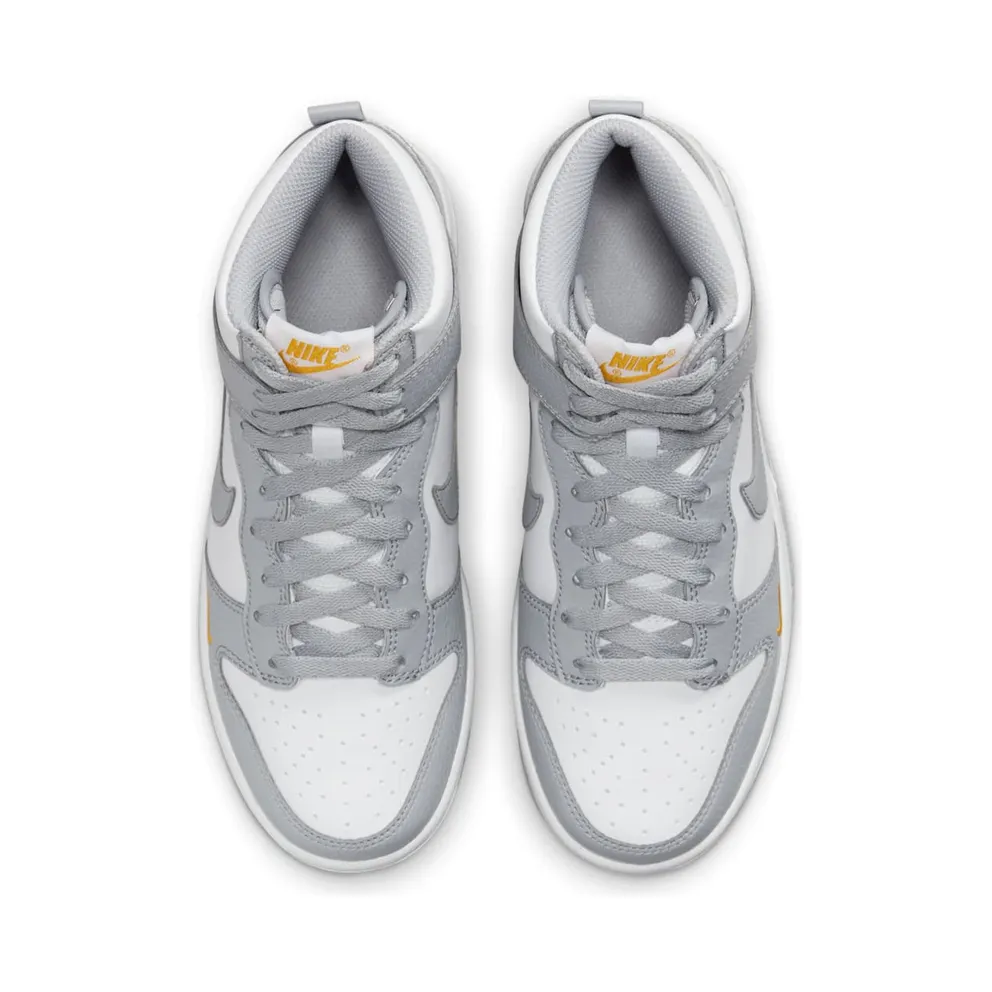 Nike Dunk High GS “Next Nature Wolf Grey Marigold” (FD9773-001)