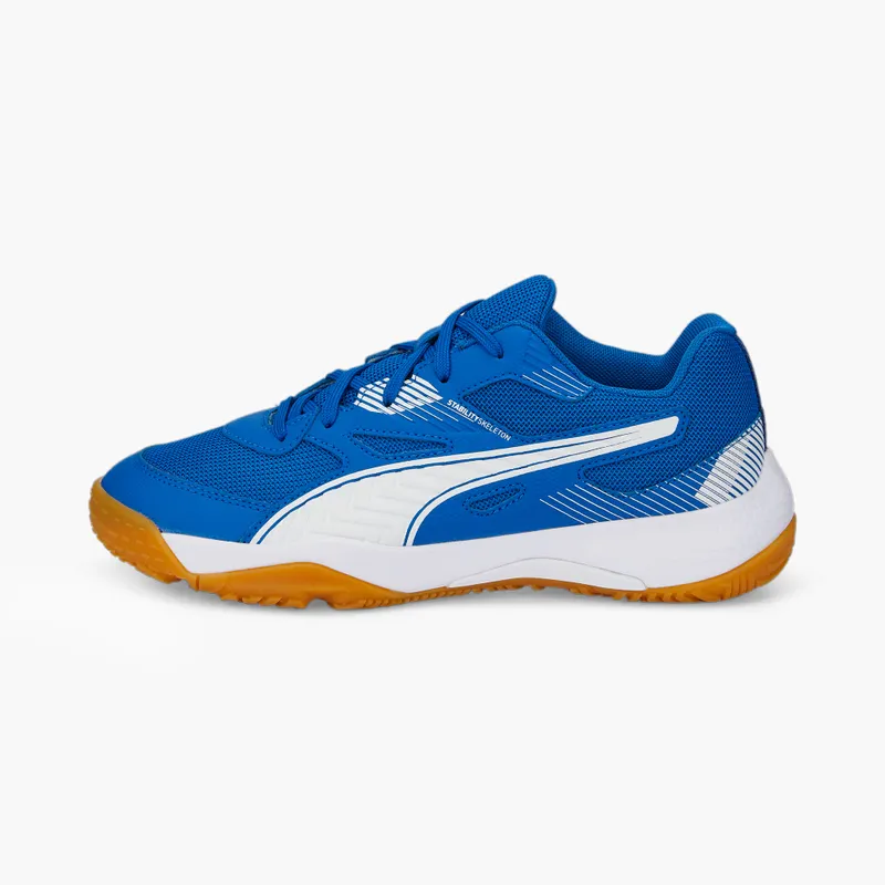 Puma Solarflash II Indoor Sports Shoes Youth White/Blue (106883-03)