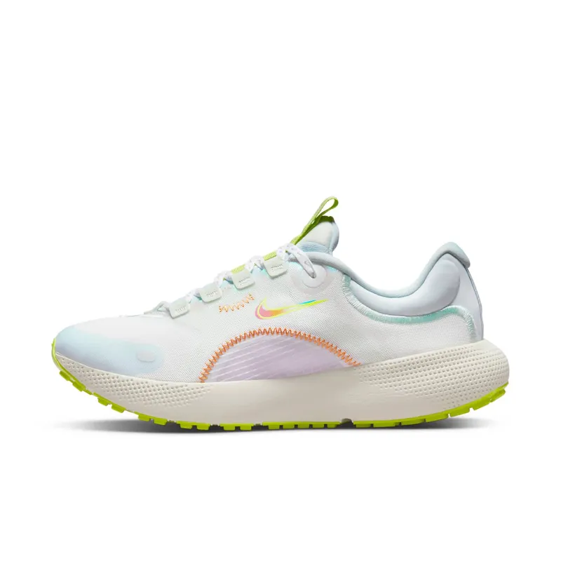 Nike React Escape Runen (straat) “Summit White / Aura / Barely Green / Multi-Colour” (DN2652-100)