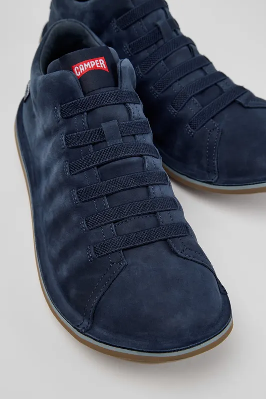 Camper Beetle leather – Blue (K300479012)
