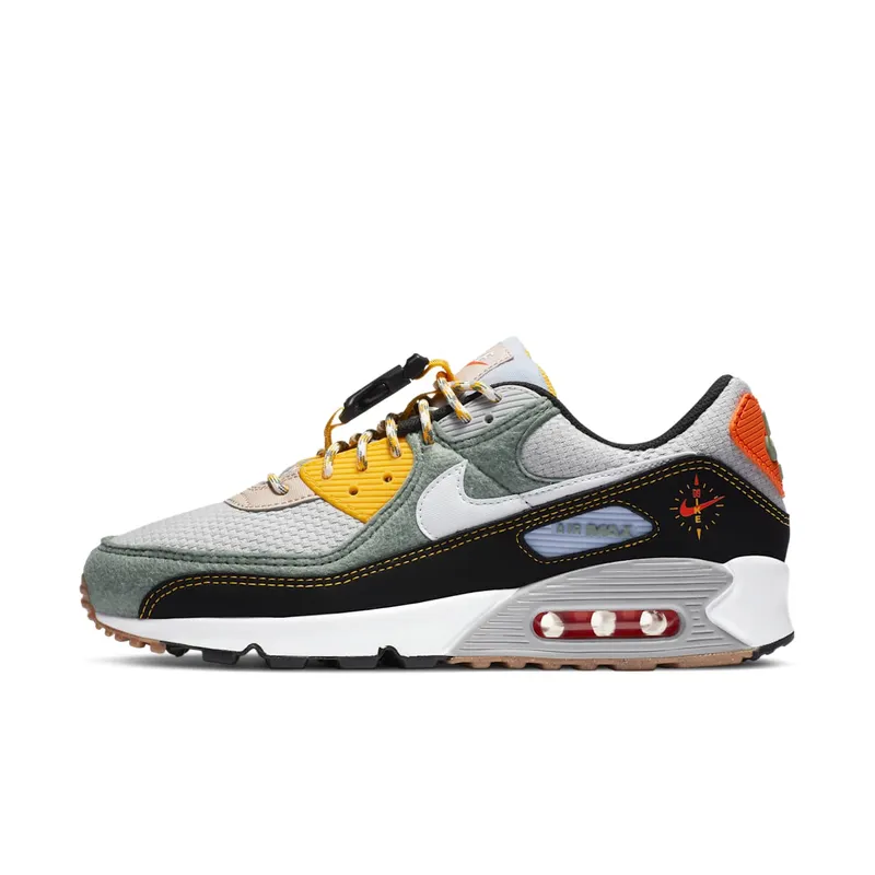 Nike Air Max 90 Buckle Spiral Sage Spiral Sage/Black-University Gold-White (DC2525-300)