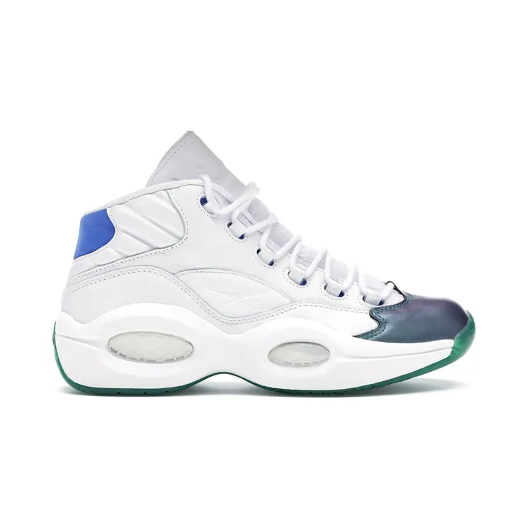 Reebok Question Mid Curren$y Jet Life Stem Green/Vital Blue-White-Purple Emperor (Other Brands Reebok)
