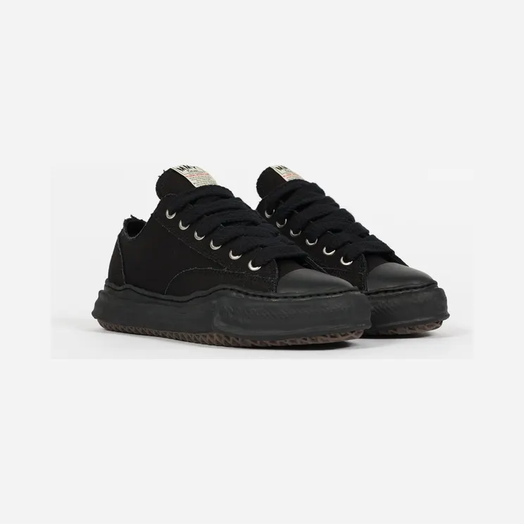 Maison Mihara Yasuhiro Peterson OG Sole Canvas Low Black (A01FW702-BLKBLK)