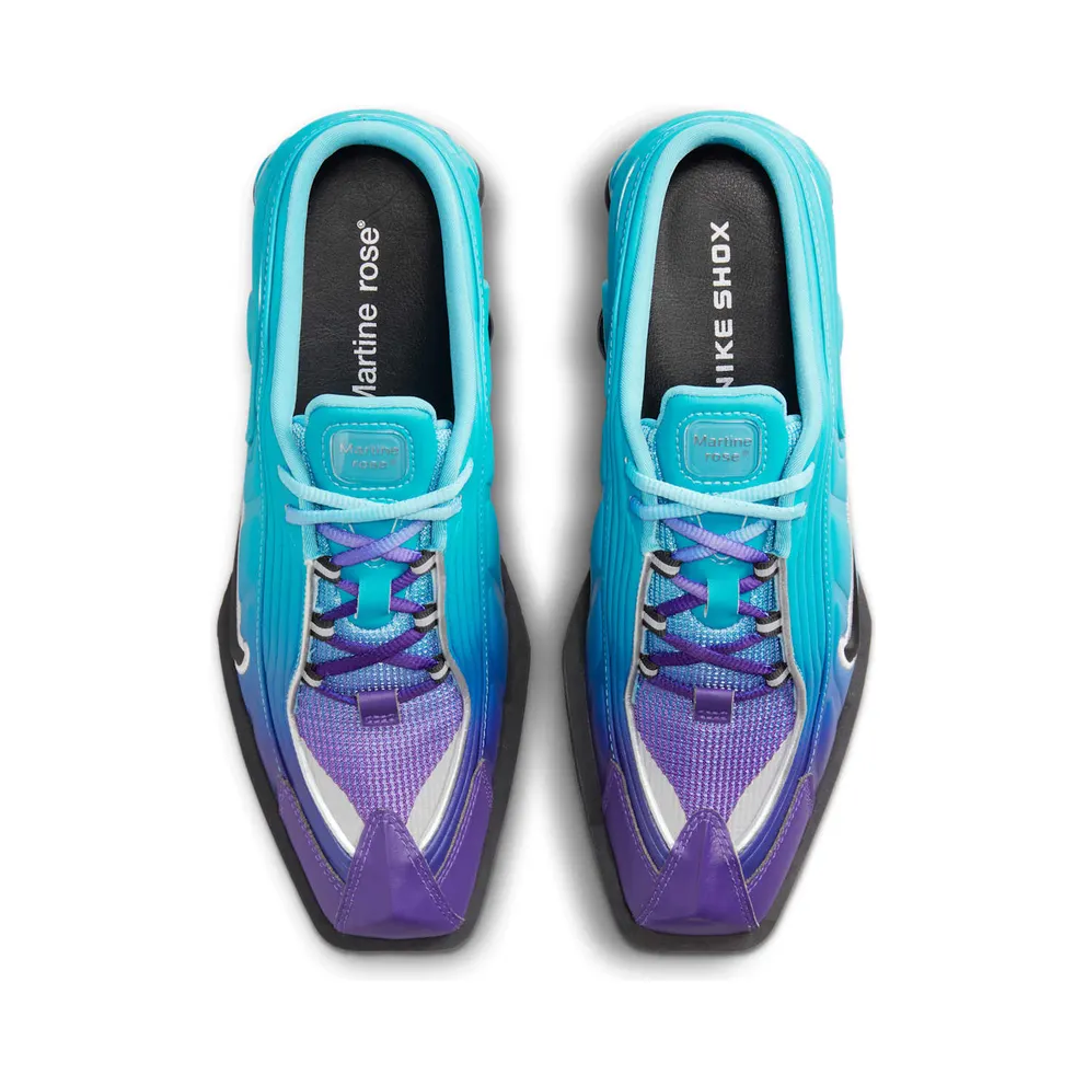 Nike x Martine Rose Shox MR4 Scuba Blue/Metallic Silver/Black (DQ2401-400)