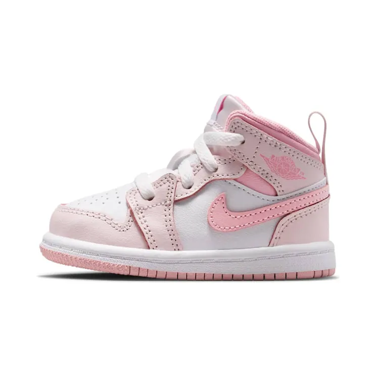 Jordan 1 Mid TD “Pearl Pink / White / Medium Soft Pink” (DQ8425-600)