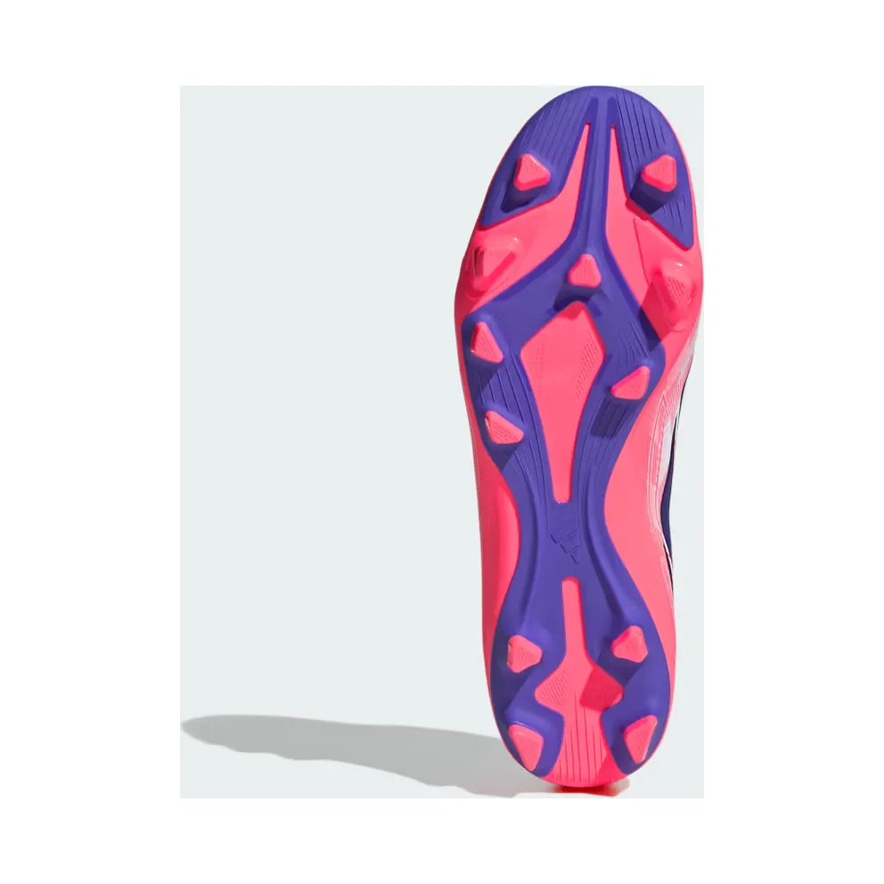 adidas F50 Hyperfast Club Firm Ground / Multi Ground Football Boots “Cloud White / Solar Purple / Solar Turbo” (KJ0990)