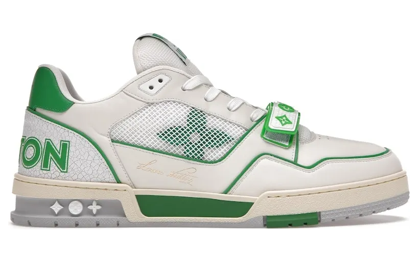 Louis Vuitton Trainer Green Mesh (1A98V1)