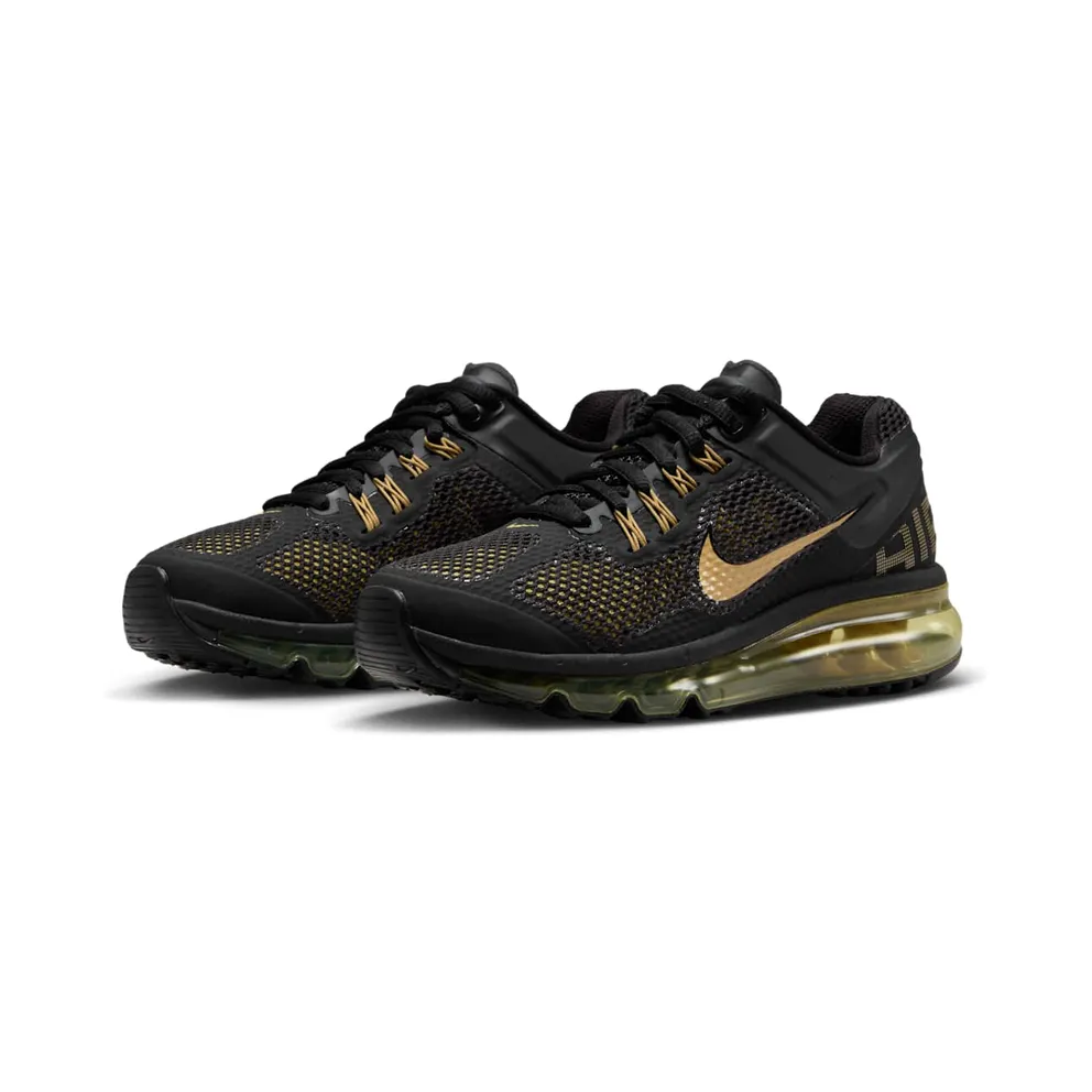 Nike Air Max 2013 Black Infinite Gold Metallic Gold (555426-005)