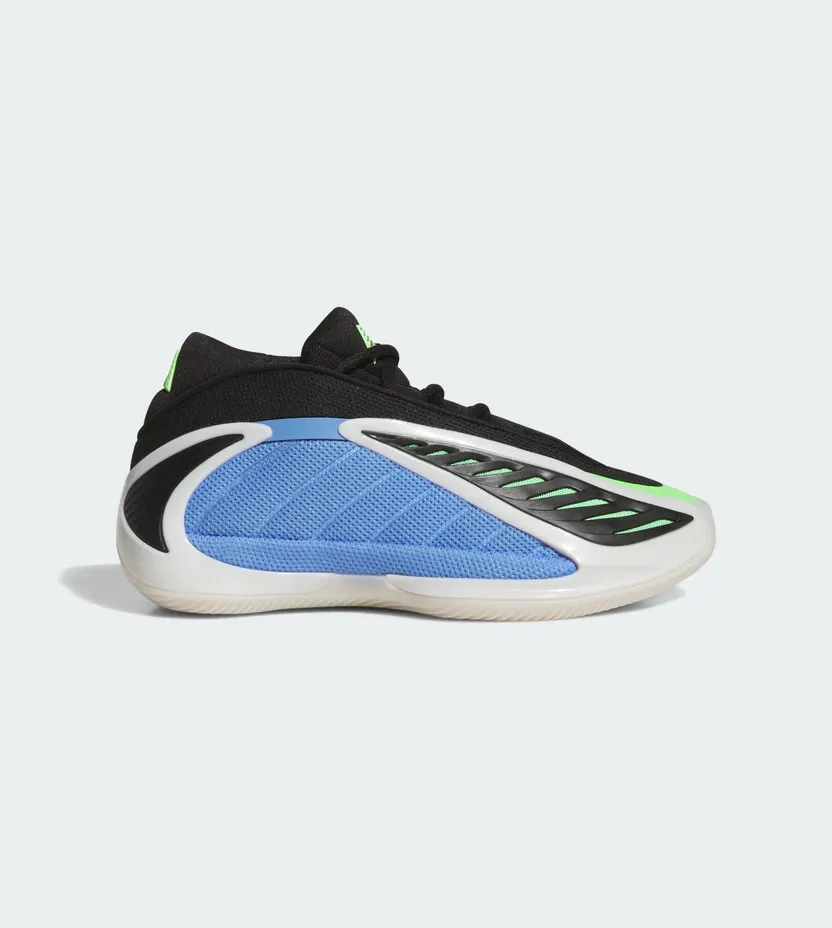 Adidas Anthony Edwards 2 Kids Blue Fusion / Zero Metalic / Lime Burst (JS3509)