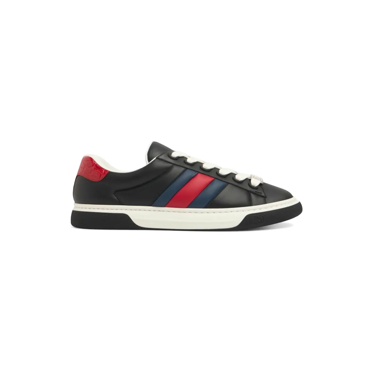 Gucci Ace Web Strap Black Blue Red (791394 AADMG 1075)