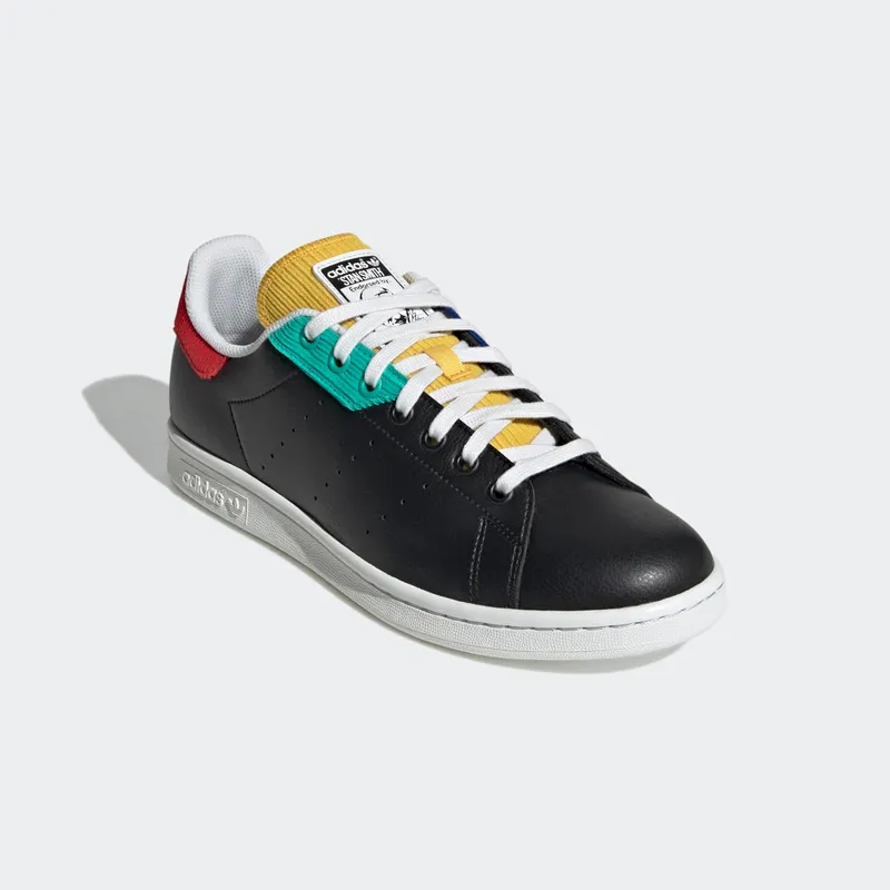 adidas Stan Smith Core Black / Crystal White / Royal Blue (H00328)