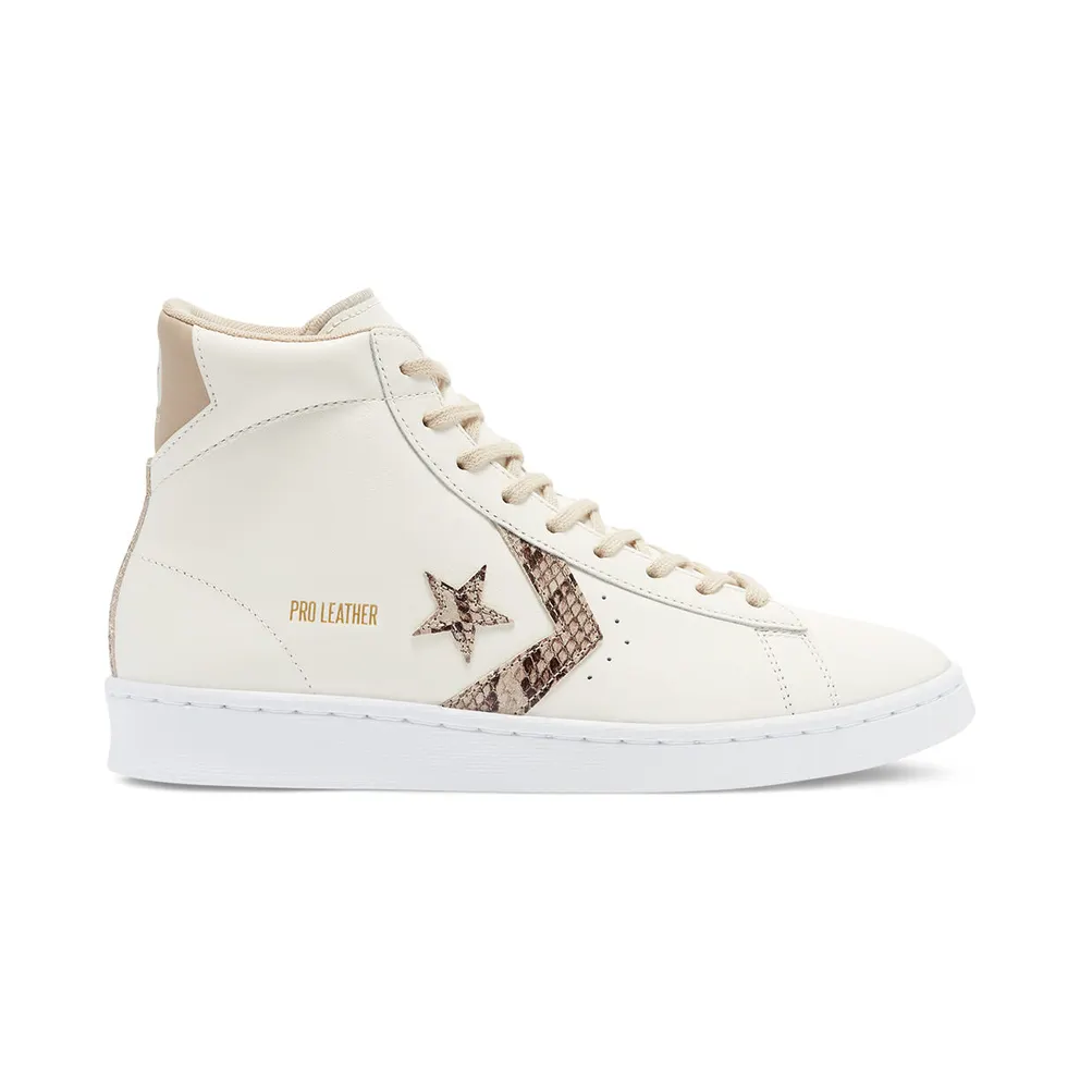 Converse Snake Print Pro Leather High Top Egret/nomad/egret (170497C)