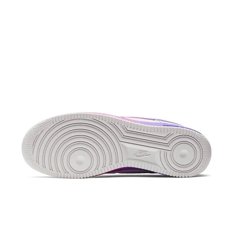 Nike Air Force 1 Low Gradient Vast Grey Hyper Grape Vast Grey/Hyper Grape-Active Fuchsia-Black (CJ0524-002)