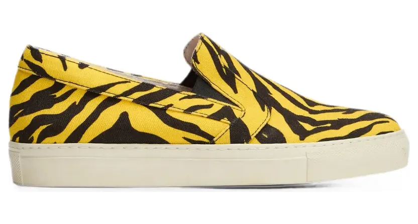 Moschino Slip-on sneakers met tijgerprint – Geel (A115022CH0)