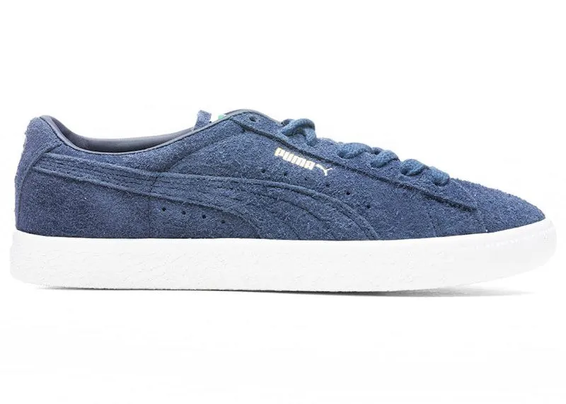 PUMA Suede VTG Hairy Suede Men’ Peacoat/White (385698-02)