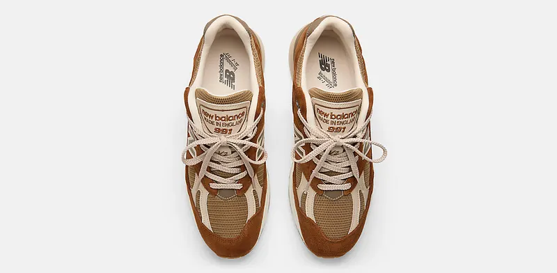 New Balance 991v2 MiUK Caramel Cafe (U991GB2)