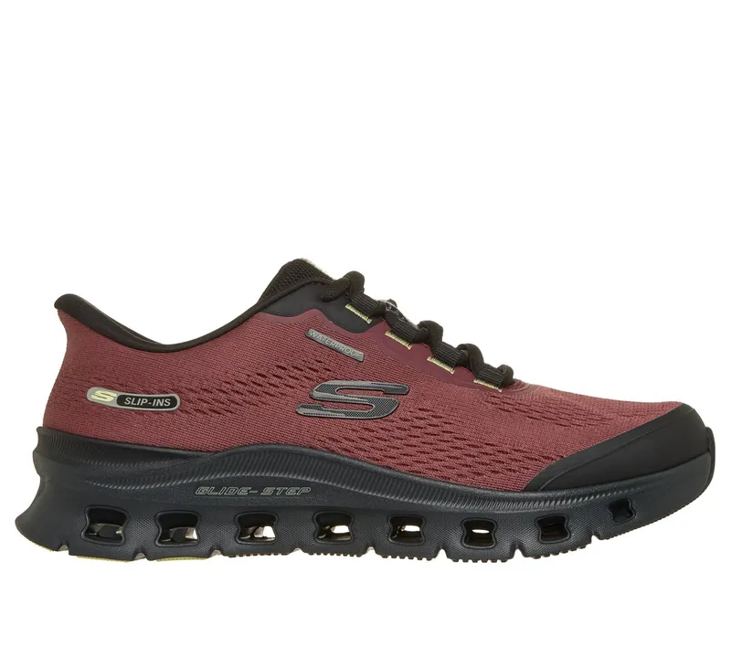Skechers Slip-ins Waterproof: Glide-Step Pro – ChaChing Sneaker Bourgondië/Black