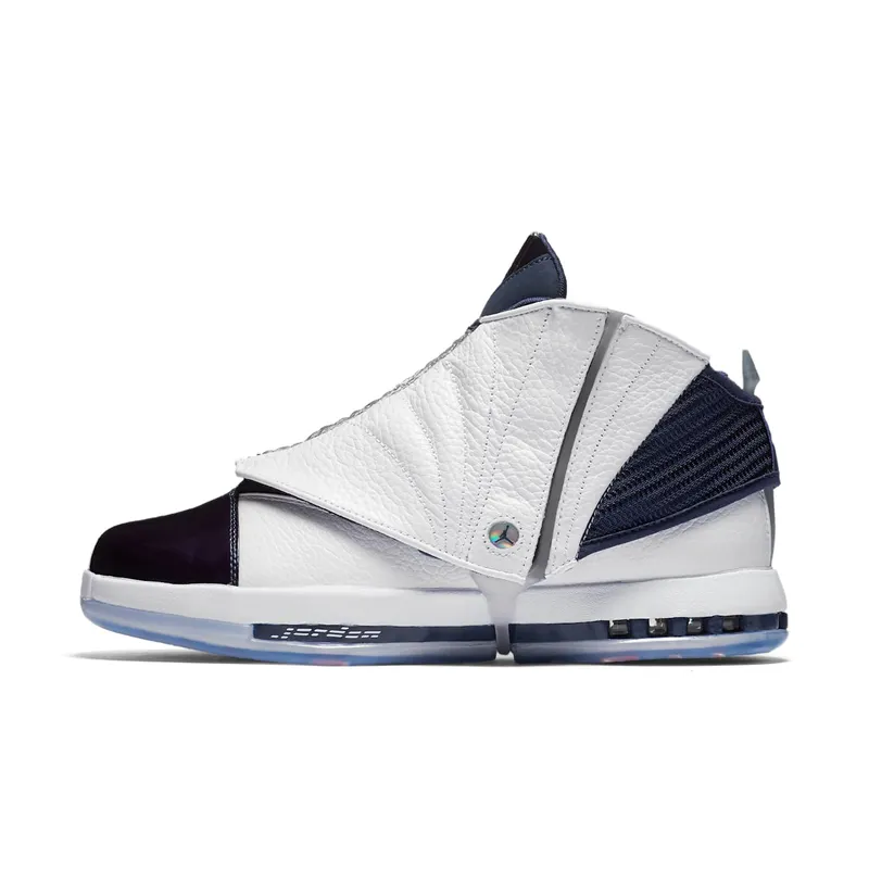 Jordan 16 Retro Midnight Navy (2016) White/Midnight Navy (683075-106)