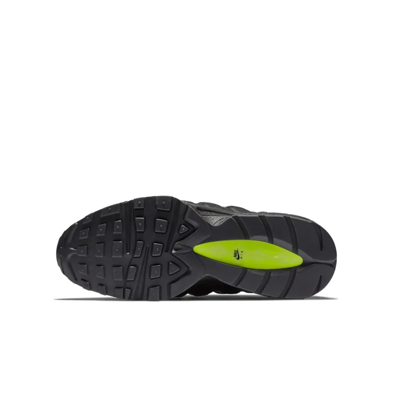 Nike  Air Max 95 Black Volt (GS) Black/Dark Grey/Light Bone (905348 022)