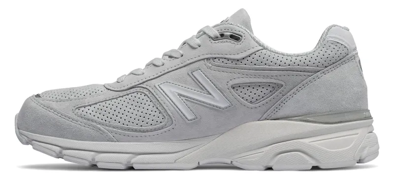 New Balance 990v4 Grey (Standard Width) Arctic Fox/White (M990AF4)