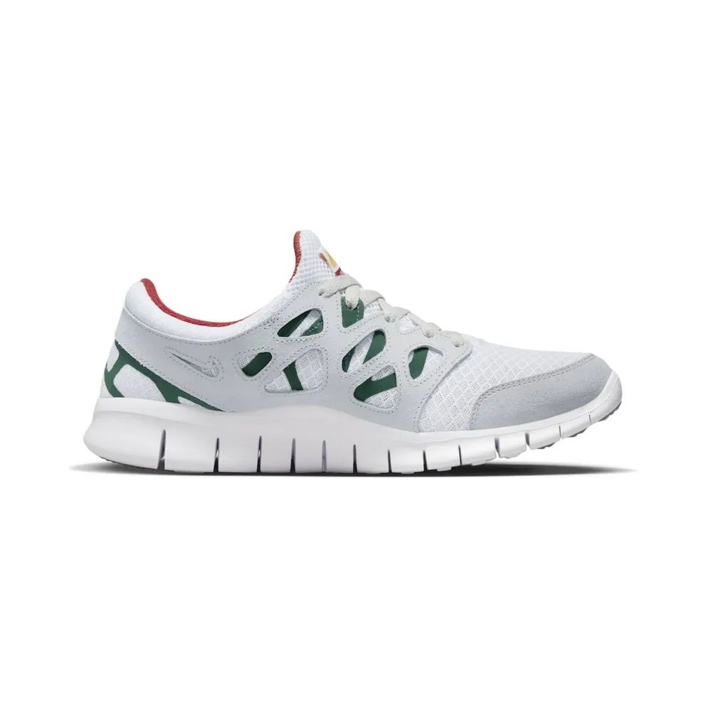 Nike Free Run 2 Grey Cinnabar Gorge Green (537732-102)