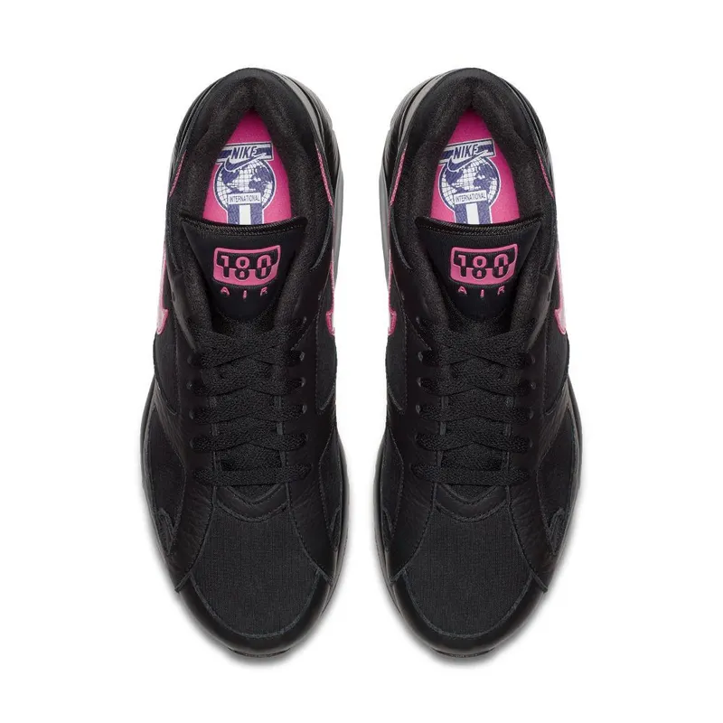 Nike Air Max 180 Black Pink Blast Black/Pink Blast-Wolf Grey (AQ9974-001)