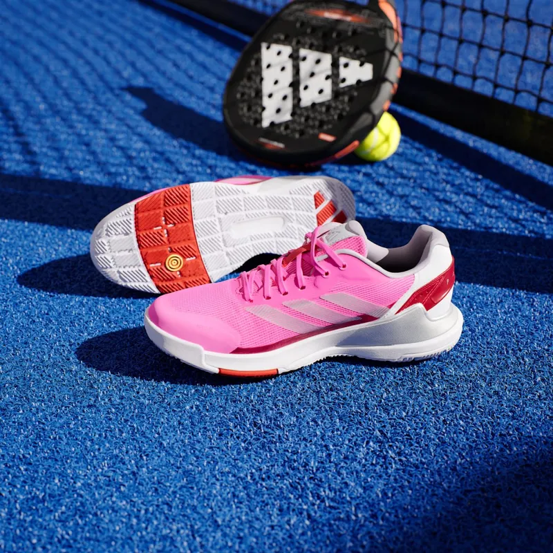 Adidas Crazyquick Lightstrike Padel Shoes Lucid Pink / Silver Metallic / Lucid Red (IH3395)
