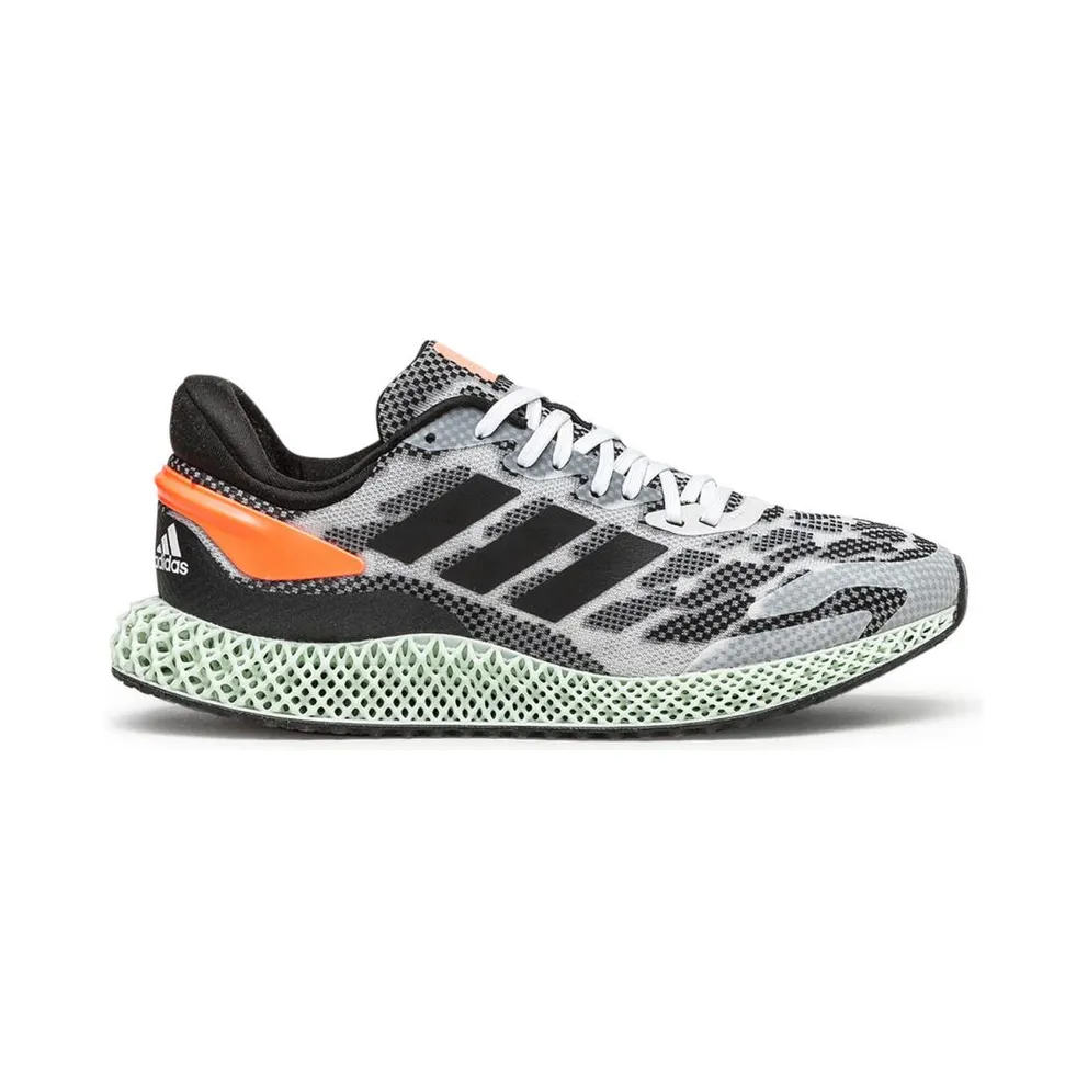 adidas Performance 4D Run 1.0 Footwear White Footwear White/Core Black/Signal Coral (FW1233)