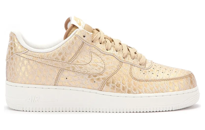 Nike Air Force 1 ’07 LV 8 Gold-Summit White (718152-701)