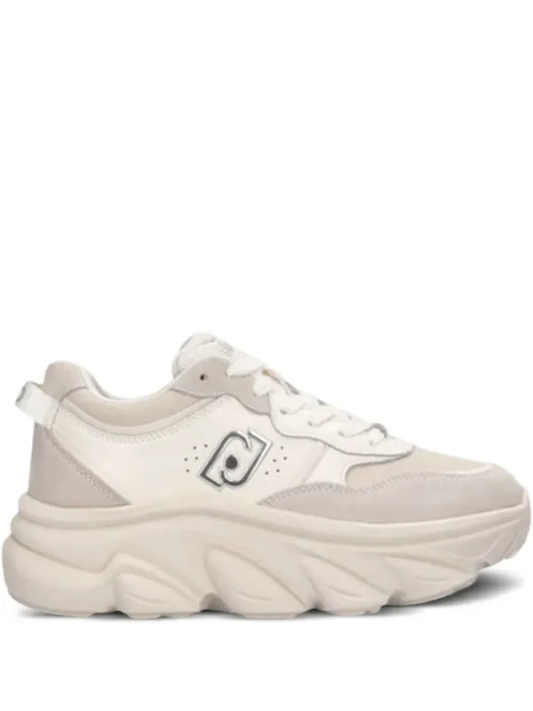 LIU JO 60 mm Steffy 01 sneakers met logo – Beige (BF5061P0304)