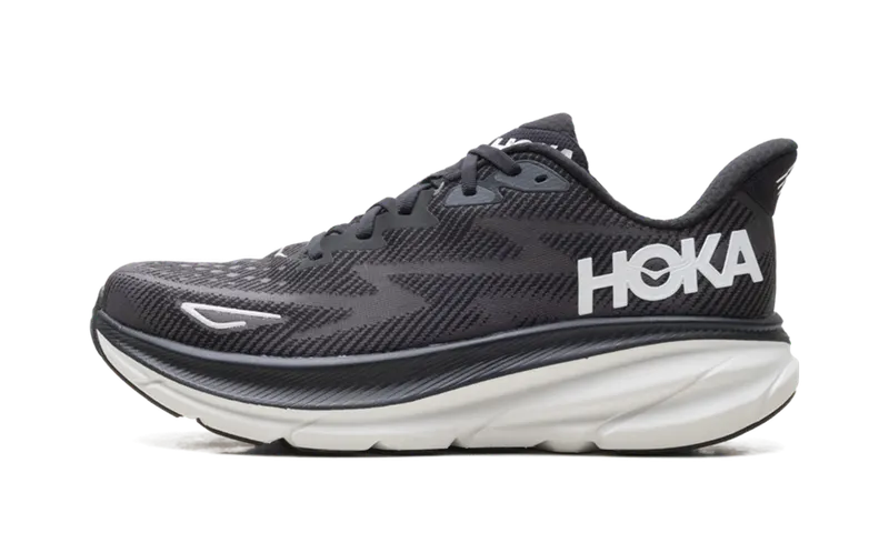 HOKA Clifton 9 Black White (1127895-BWHT)