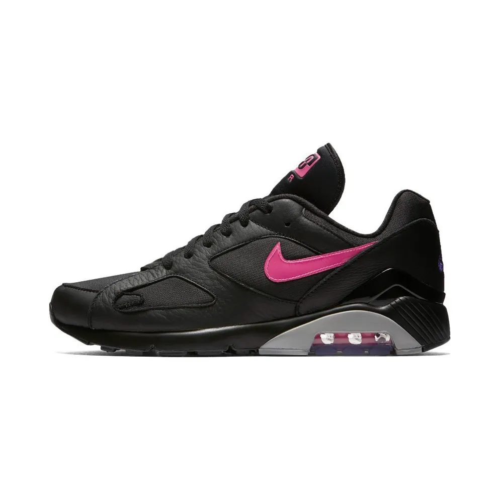 Nike Air Max 180 Black Pink Blast Black/Pink Blast-Wolf Grey (AQ9974-001)