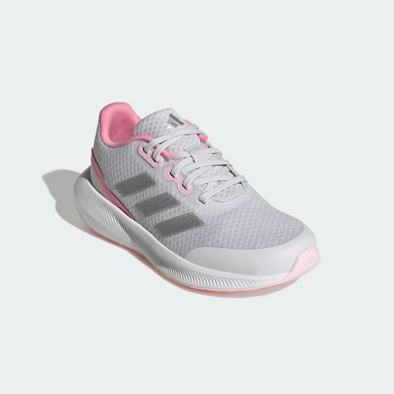 Adidas RunFalcon 3 Lace Dash Grey / Silver Metallic / Bliss Pink (IG7281)