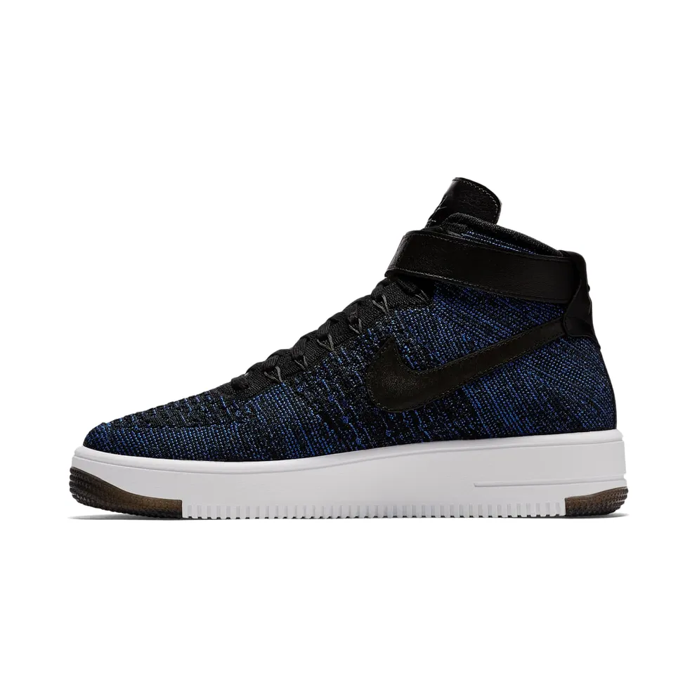 Nike Air Force 1 Ultra Flyknit Mid “Game Royal / White / Black” (817420-400)
