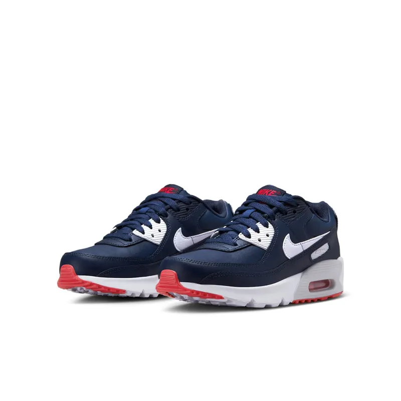 Nike Air Max 90 Leather Obsidian Track Red (DV3607-400)
