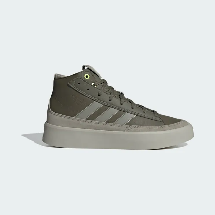 adidas ZNSORED Hi Olive Strata / Silver Pebble / Pulse Lime (IE9415)