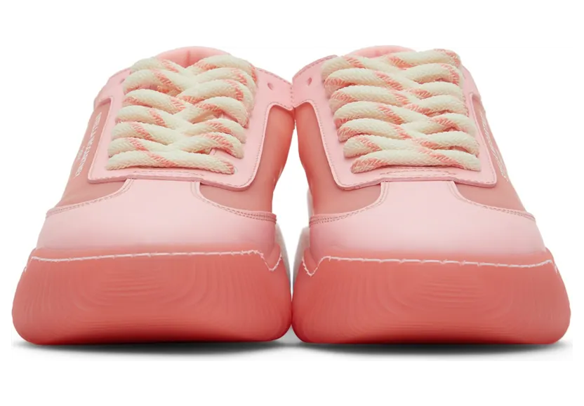Stella McCartney Pink Glow-In-The-Dark Loop Sneakers (810001E00001) (2)