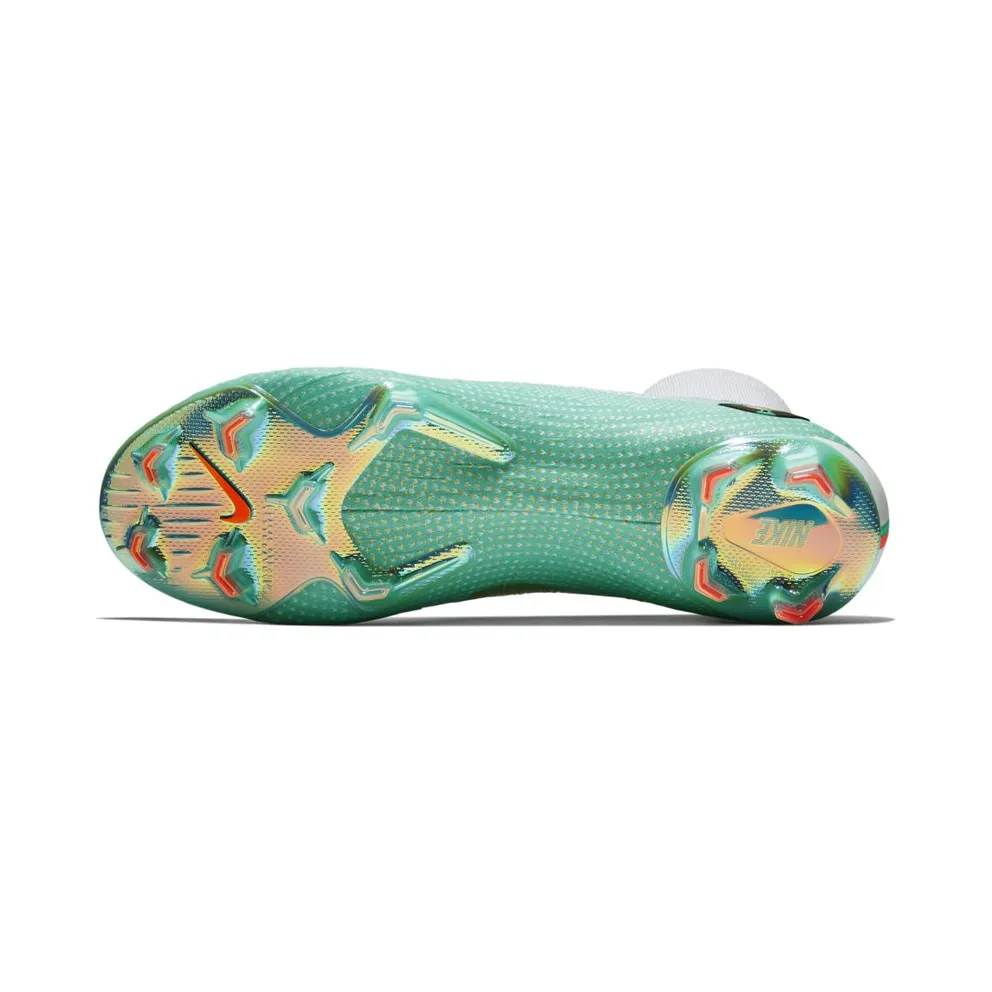 Nike Mercurial Superfly VI Elite CR7 FG Chapter 6 Special Edition Clear Jade/Metallic Vivid Gold-White (AJ3547-391)