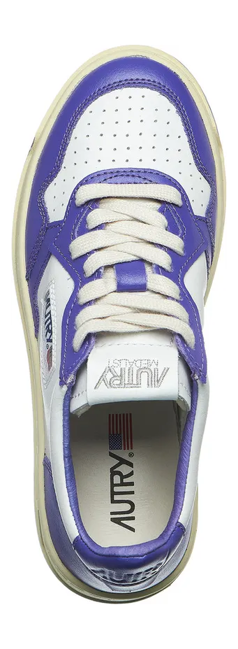 Autry Medalist Low White / Purple (AULWWB05) (4)