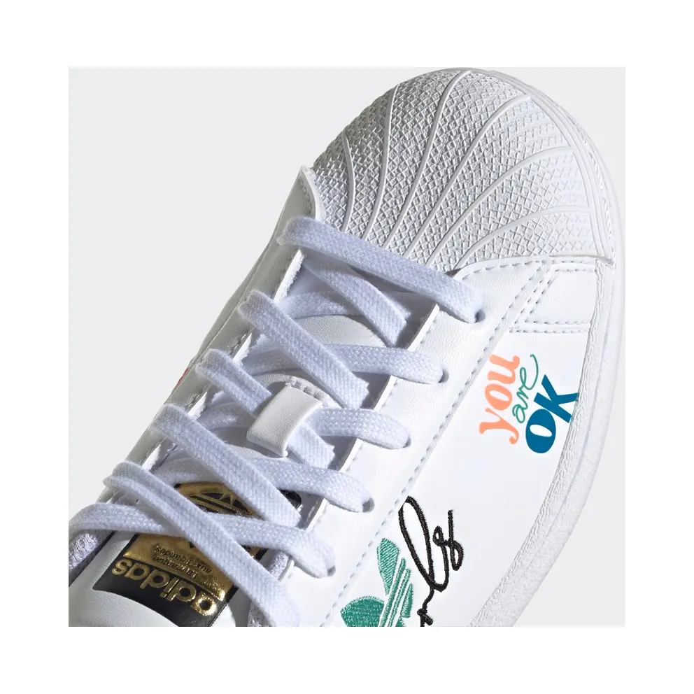 Adidas Superstar Pure Cloud White / Core Black / Gold Metallic (H03995)