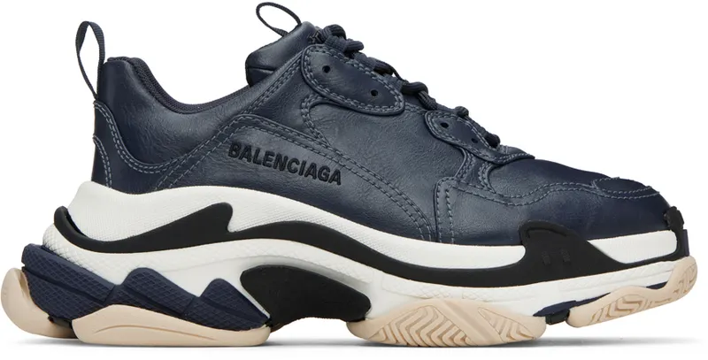 Balenciaga Triple S Low Top “Navy” (536737-W2FAD-4197)
