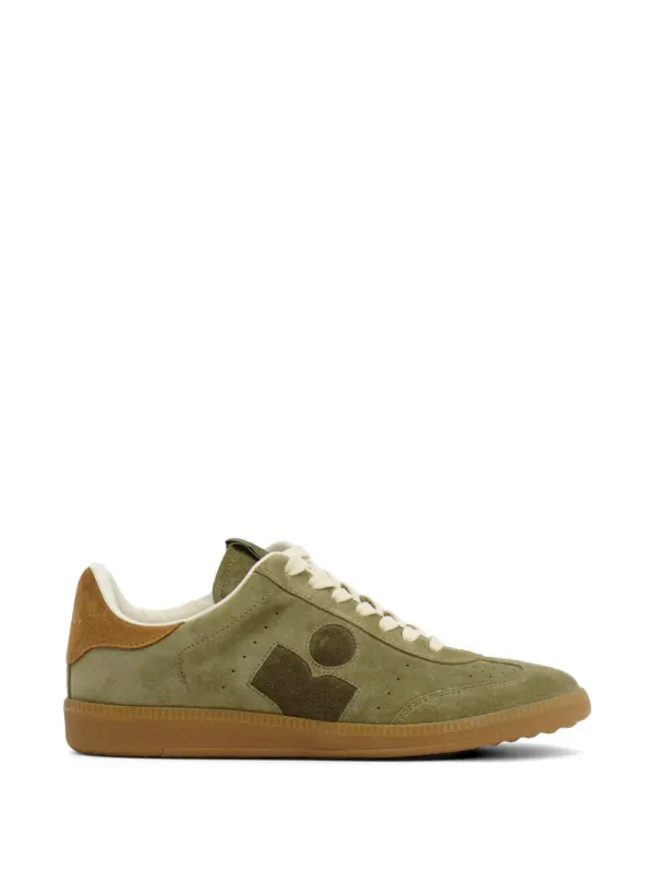 ISABEL MARANT Bryce suède sneakers – Green (BK0014FAD2E10S)