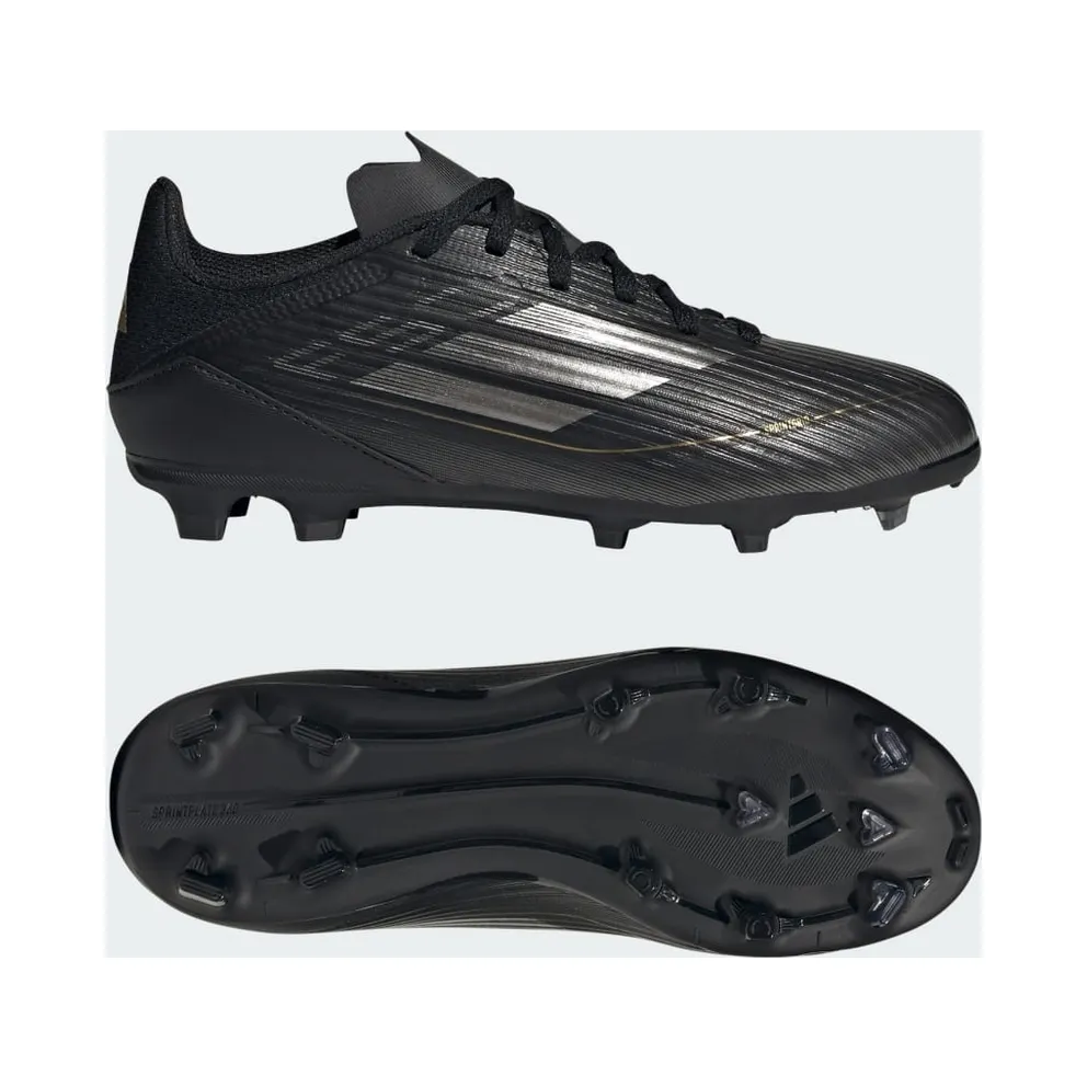 adidas F50 League Multi-Ground Core Black Iron Metallic Gold Metallic (IF1364)