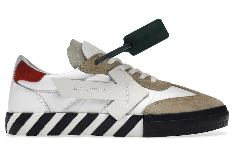 OFF-WHITE New Vulcanized Low White Beige (OMIA232S22LEA0010161)