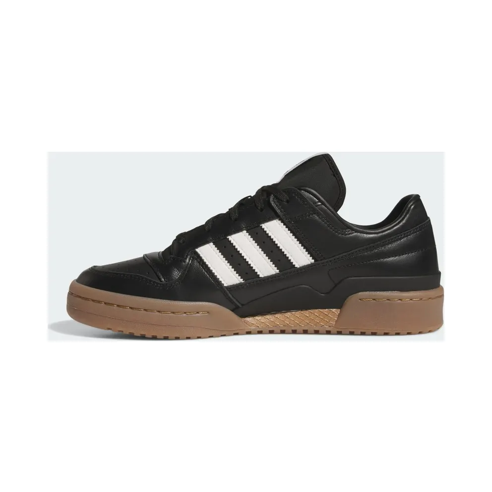 Adidas Forum Low Core Black / Cloud White / Gum M2 (JQ0208)
